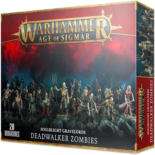 WHAOS Soulblight Gravelords Deadwalker Zombies (Segunda versión)