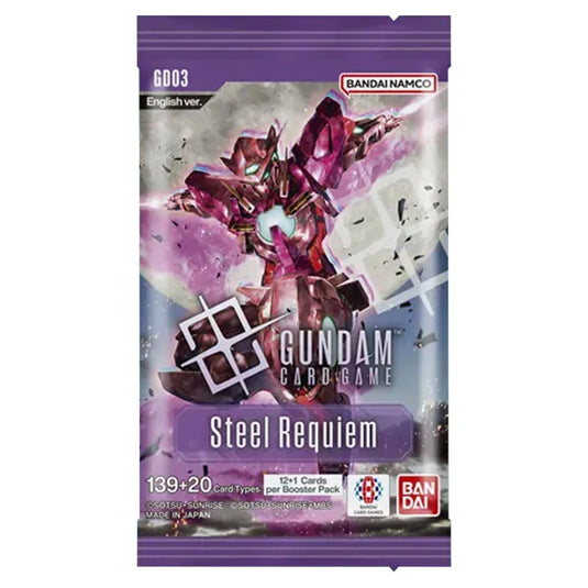 Gundam TCG Steel Requiem GD-03 Booster Box