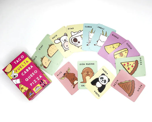 Taco, vuelta, cabra, queso, pizza