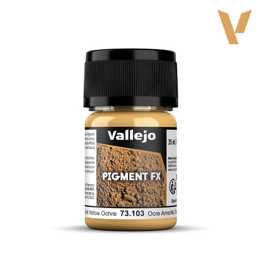 Vallejo Pigment FX Ocre Amarillo Oscuro 73.103
