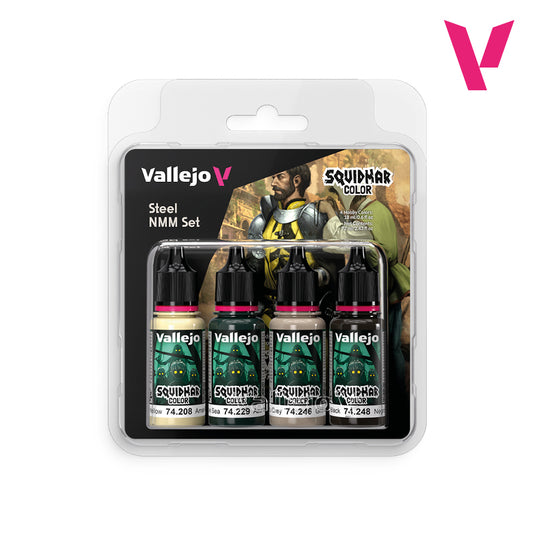 Vallejo Squidmar Color Steel NMM Set 74.311