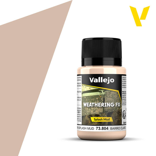 Vallejo Weathering FX Salpicaduras Barro Marrón Claro 73.804