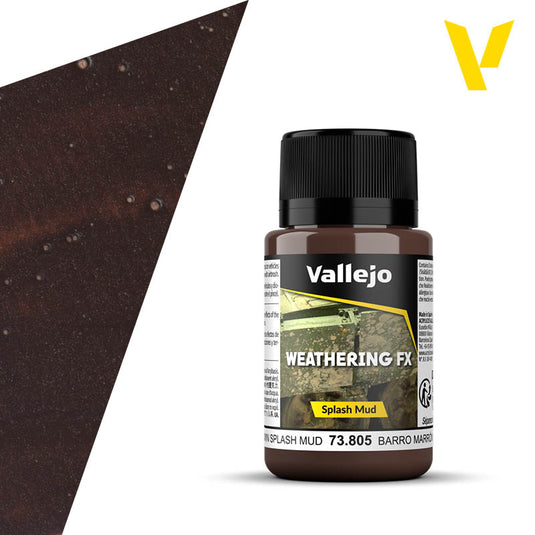 Vallejo Weathering FX Salpicaduras Barro Marrón 73.805