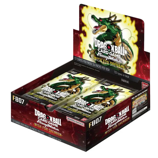 Dragon Ball Super Card Game Fusion World FB07 Wish For Shenron Booster Box