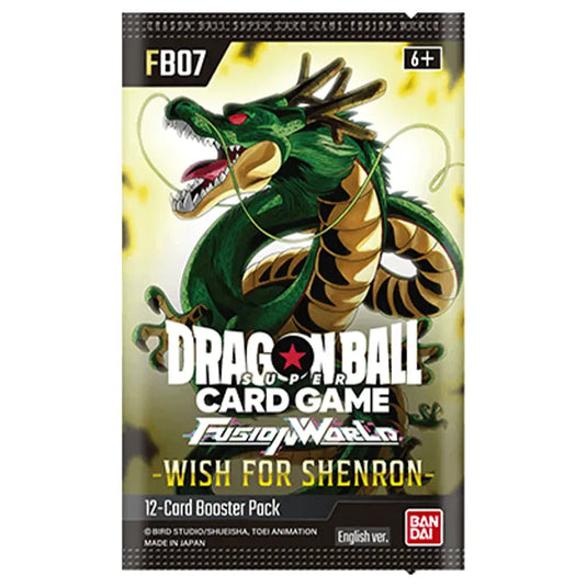 Dragon Ball Super Card Game Fusion World FB07 Wish For Shenron Booster Box