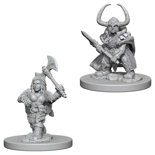 D&D Nolzur's Marvelous Unpainted Minis: W4 Female Dwarf Barbarian