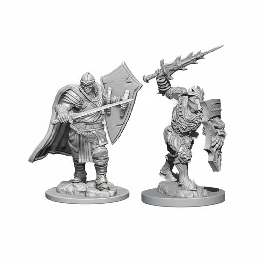 D&D Nolzur's Marvelous Unpainted Minis: W6 Death Knight & Helmed Horror