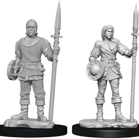 WizKids Deep Cuts Unpainted Minis: W10 Guards