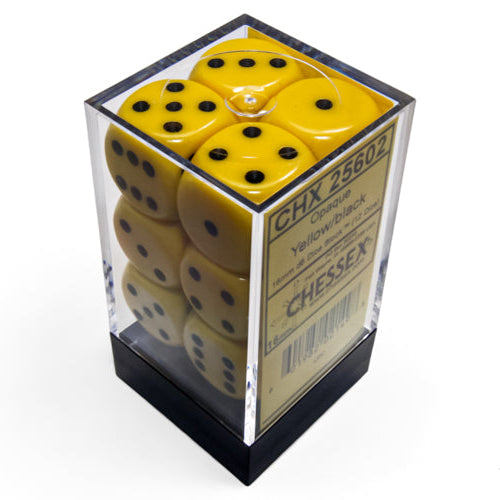 Bloque de dados Opaque de 16 mm d6 (12 dados)