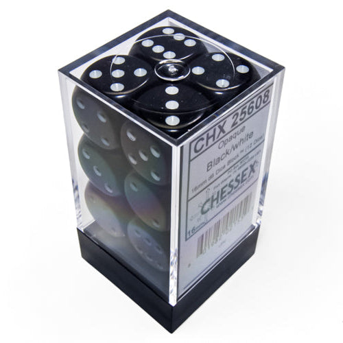 Bloque de dados Opaque de 16 mm d6 (12 dados)
