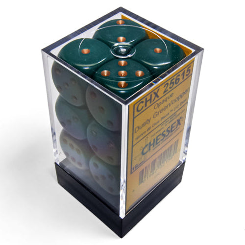 Bloque de dados Opaque de 16 mm d6 (12 dados)