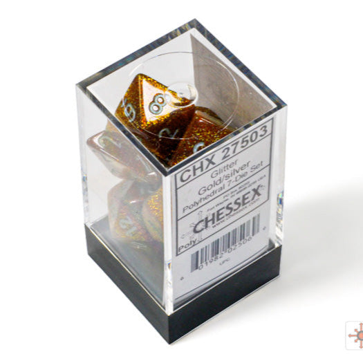 Bloque de dados Glitter set de 7