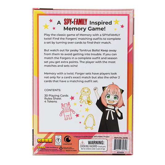 SPYxFAMILY: Search For Seasons A Memory Game