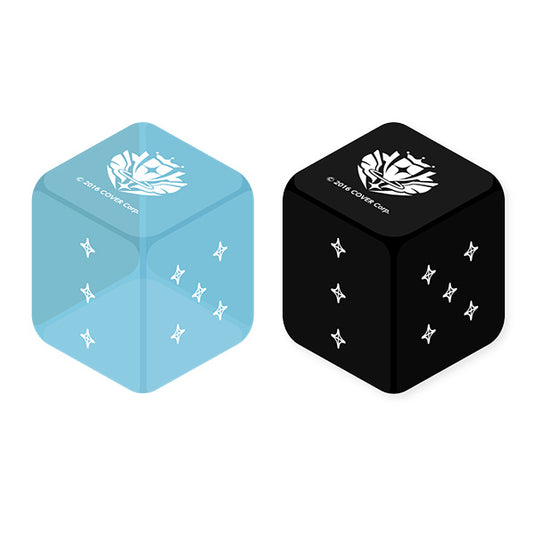 Hololive OCG: Dice Set Light Blue & Black (2-piece set)