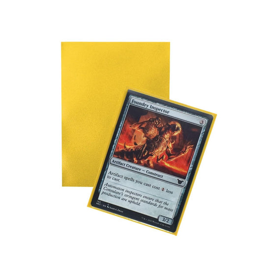 BCW Iridian Matte Sleeves Yellow