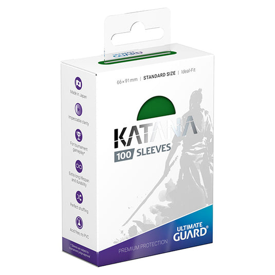 Katana Sleeves Standard Size Green