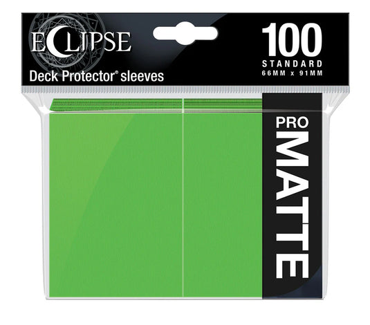Eclipse Matte Standard Sleeves Lime Green (100ct)