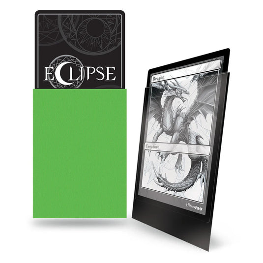 Eclipse Matte Standard Sleeves Lime Green (100ct)
