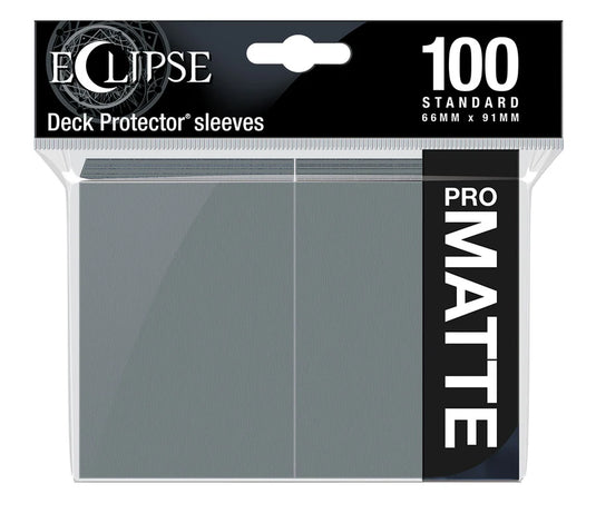 Eclipse Matte Standard Sleeves Smoke Grey (100ct)
