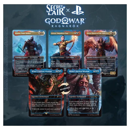 Magic the Gathering Secret Lair x Playstation Superdrop Secret Lair x God of War: Norse (Non-Foil Edition)