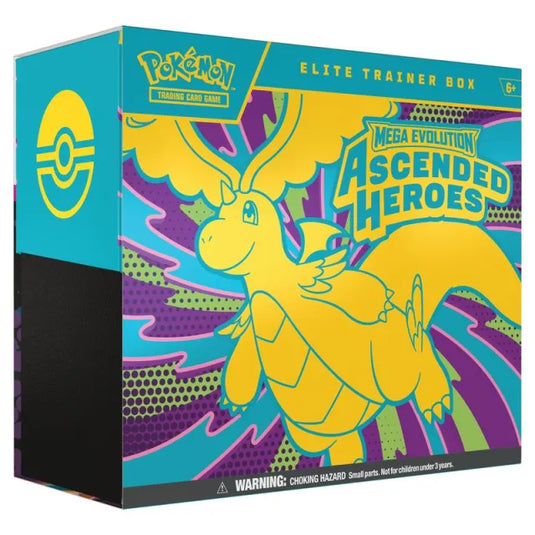 Pokemon Mega Evolution Ascended Heroes Elite Trainer Box