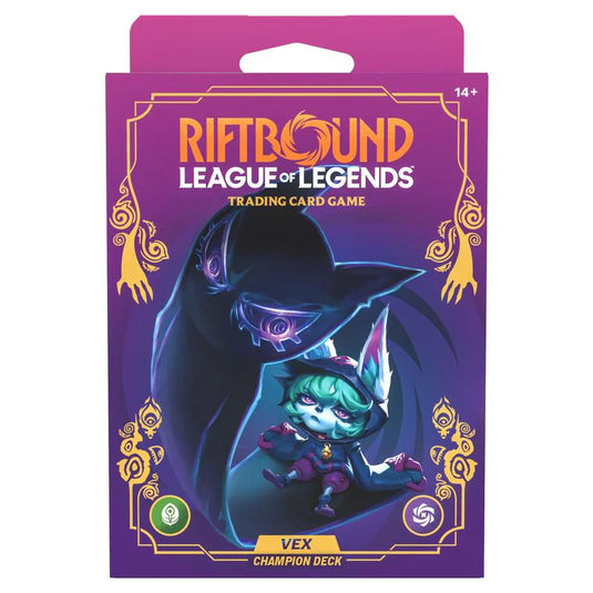 Riftbound League of Legends TCG Unleashed Champion Deck Vex