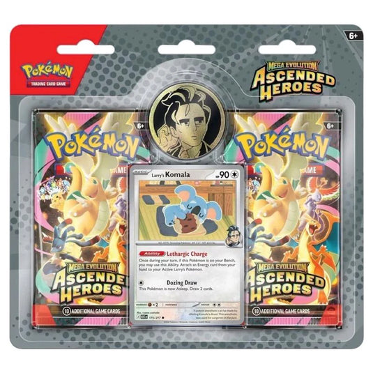 Pokemon Mega Evolution Ascended Heroes 2 Pack Blister Larry