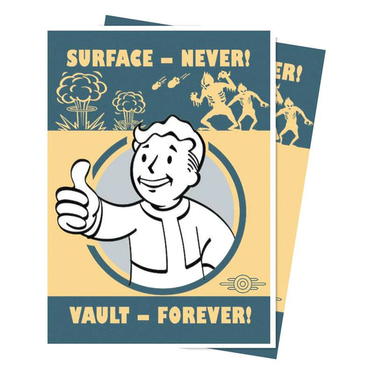Ultra Pro Fallout Apex Deck Protectors Surface Never! Vault Forever!