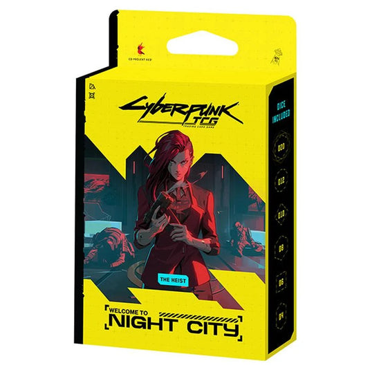 Cyberpunk TCG Welcome to Night City Starter Deck The Heist