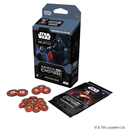 Star Wars Unlimited Ashes of the Empire Spotlight Deck Emperor Palpatine