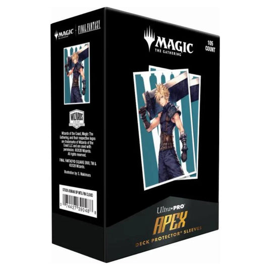 Ultra Pro Magic The Gathering Universes Beyond Final Fantasy Apex Deck Protector Sleeves Cloud, Ex-SOLDIER