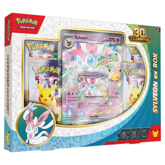 Pokemon 30th Celebration Sylveon ex Box