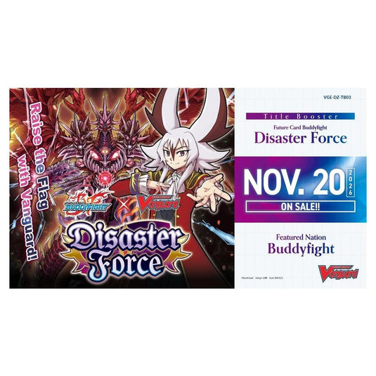 Cardfight!! Vanguard Divinez Future Card Buddyfight Disaster Force Booster Box
