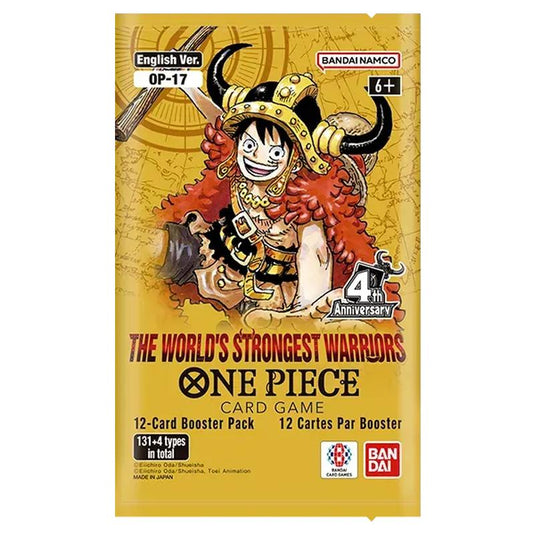 One Piece Card Game OP-17 The World's Strongest Warriors Booster Pack