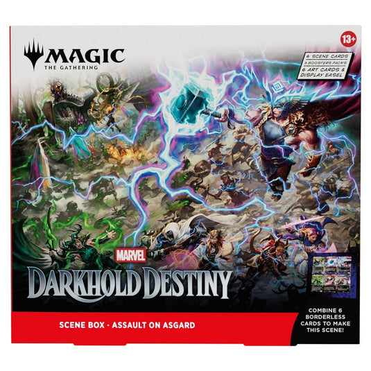 Magic The Gathering Marvel Darkhold Destiny Scene Box Assault on Asgard