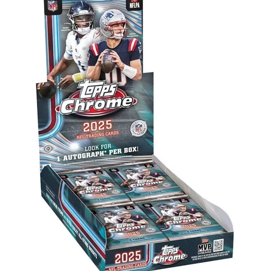 Topps 2025 Chrome Football NFL Hobby Box