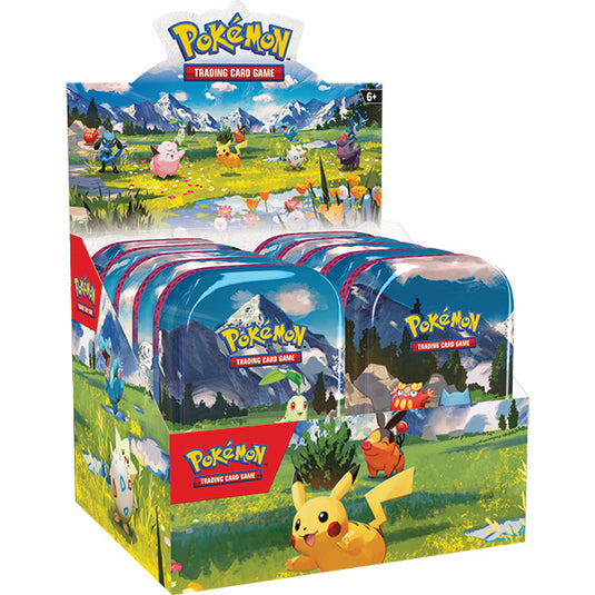 Pokemon Mega Evolution Ascended Heroes Mini Tin Display