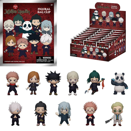 Jujutsu Kaisen Series 2 3D Foam Bag Clip