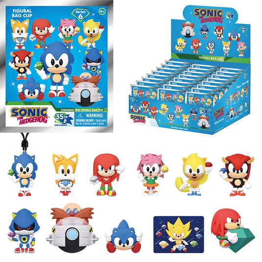 Sonic the Hedgehog Series 6 3D Foam Bag Clip