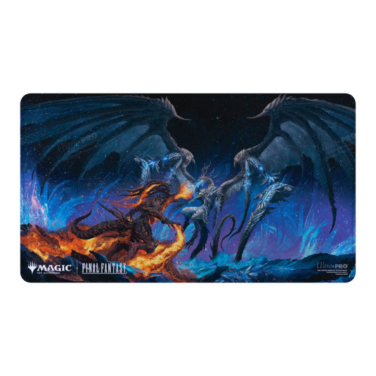Ultra Pro Magic The Gathering CCG Final Fantasy Bahamut and Ifrit Holofoil Playmat