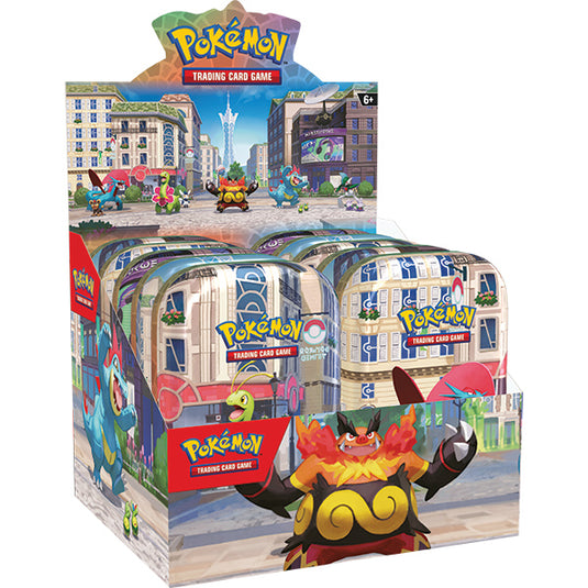 Pokemon Mega Evolution Lumiose City Mini Tin Display