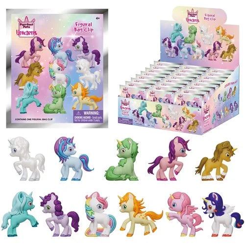 Unicorns 3D Foam Bag Clip