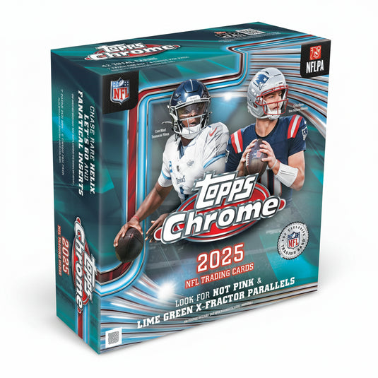 Topps 2025 Chrome Football NFL Mega Box