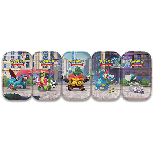 Pokemon Mega Evolution Lumiose City Mini Tin Display
