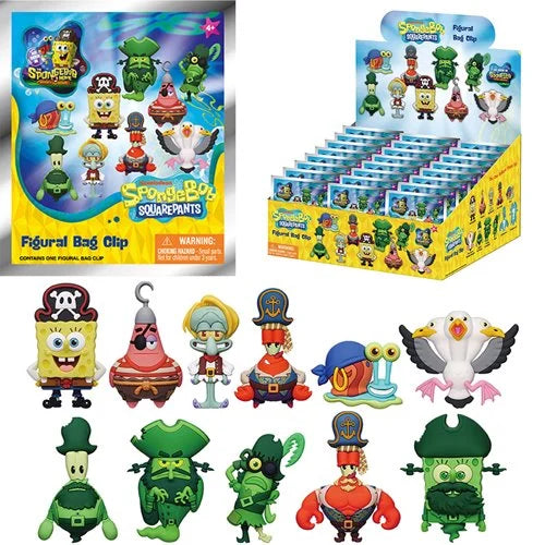 The spongeBob SquarePants Movie 3D Foam Bag Clip