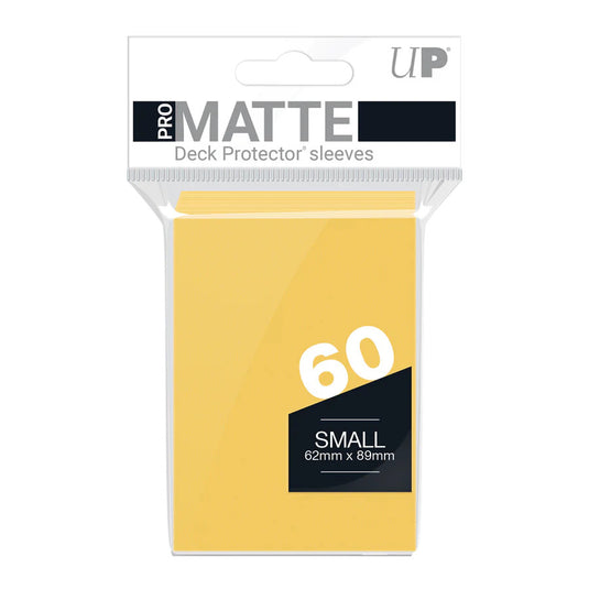 PRO-Matte Small Sleeves Yellow (60ct)