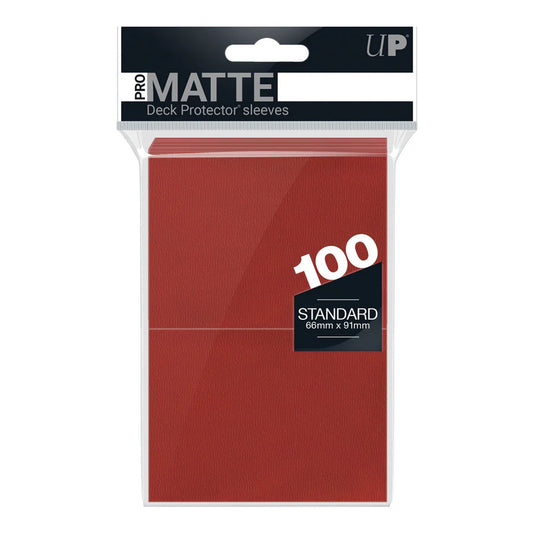 PRO-Matte Standard Sleeves Red