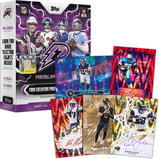 Topps 2025 Resurgence Football NFL Mega Box