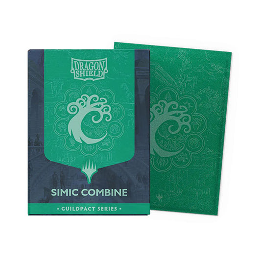 Dragon Shield Standard Guildpact Series Simic Combine Art Matte Dual Art Sleeves