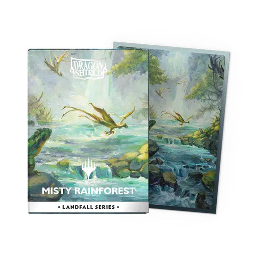 Dragon Shield Standard Landfall Series Misty Rainforest Matte Dual Art Sleeves